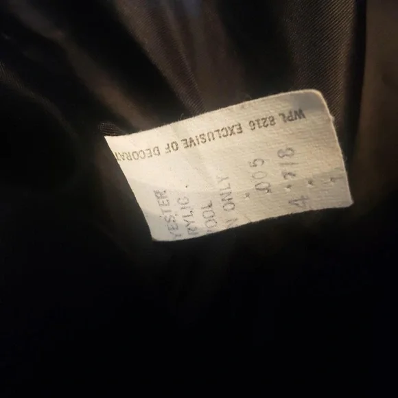 Women's College Town Vintage Brown Velvet Blazer - Picture 5 of 5